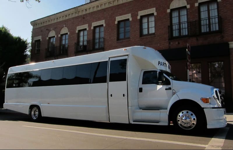 XCity 30 Passenger Party Bus White